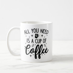 Alles was du brauchst ist eine Tasse Kaffee