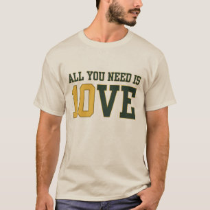 Alles was du brauchst ist Jordan Liebe Football T-Shirt