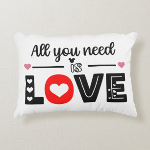 Alles, was du brauchst, ist Liebe Dekokissen