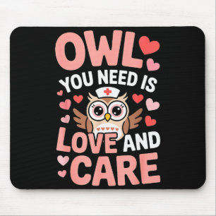 Alles was du brauchst ist Liebe Krankenschwester V Mousepad