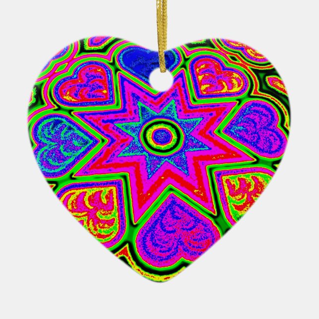 'Alles, was du brauchst, ist Liebe' Ornament (Vorne)
