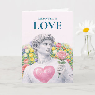 Alles was du brauchst ist Liebe – Romantische Vale Karte