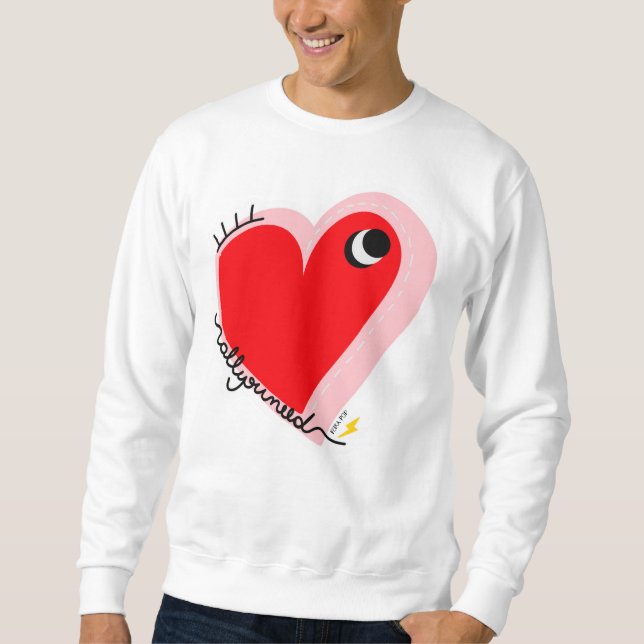 Alles was du brauchst ist Liebe Sweatshirt (Vorderseite)