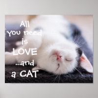 Alles was du brauchst ist Liebe...und eine Katze /