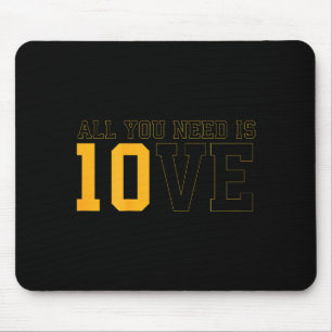 Alles was du brauchst ist Liebe zurück Grafik Kuns Mousepad