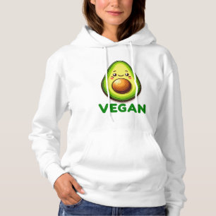 Alles, was du kannst, kann ich Vegan Happy Avocado Hoodie
