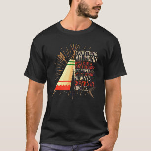 Alles, was ein Inder in einem Kreis tut T-Shirt