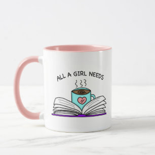 Alles, was ein Mädchen braucht   Kaffee und eine g Tasse