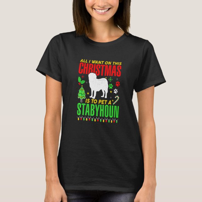 Alles, was ich an diesem Weihnachten Gewollt habe, T-Shirt (Vorderseite)