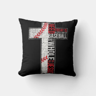 Alles was ich brauche ist Baseball & Jesus Christl Kissen