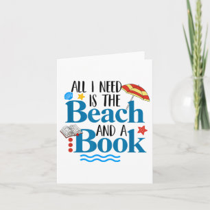 Alles, was ich brauche, ist Beach & amp; eine Buch Karte