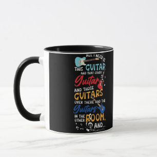 Alles, was ich brauche, ist diese Gitarre und die  Tasse