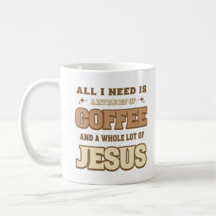Alles, was ich brauche, ist ein bisschen Kaffee un Kaffeetasse