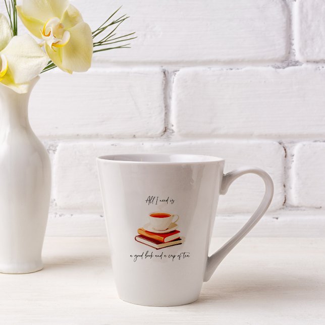 Alles, was ich brauche, ist ein gutes Buch und ein Milchtasse (Von Creator hochgeladen)