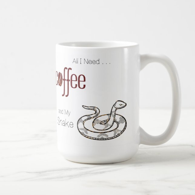 Alles, was ich brauche, ist Kaffee und meine Schla Kaffeetasse (Rechts)