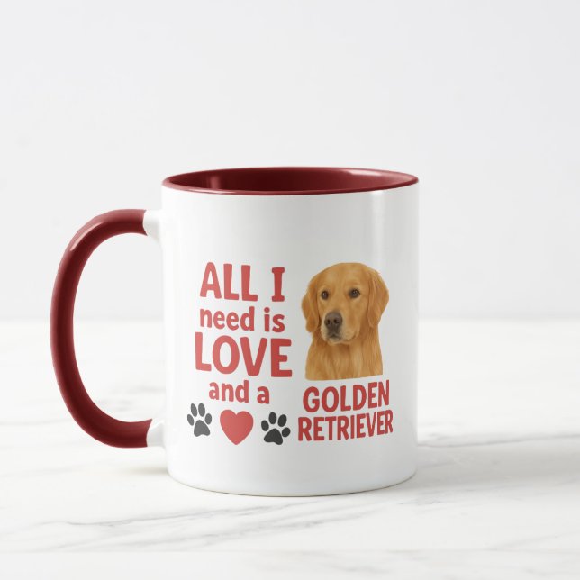 Alles, was ich brauche, ist Liebe und ein Goldener Tasse (Links)