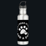 Alles was ich brauche, ist Liebe und Hund Edelstahlflasche<br><div class="desc">Alles was ich brauche,  ist Liebe und Hund</div>