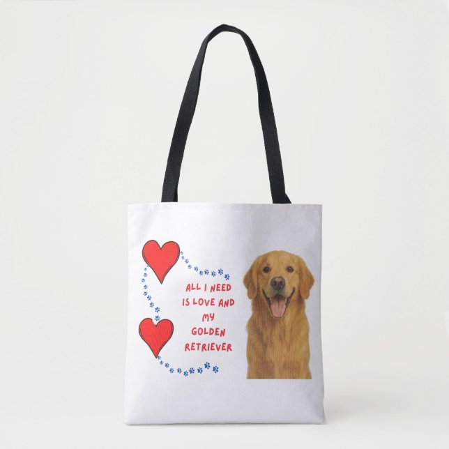 💕 🐾 alles, was ich brauche, ist Liebe und mein G Tasche (Vorderseite)