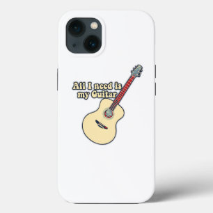 Alles was ich brauche, ist meine Gitarre. Positive Case-Mate iPhone Hülle