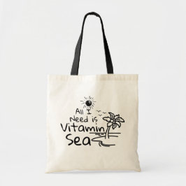 Alles, was ich brauche, ist Vitamin Sea, Funny Bea Tragetasche