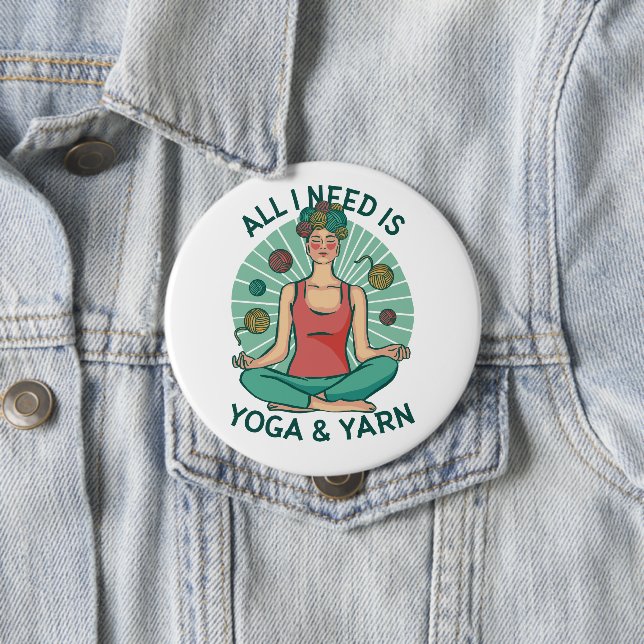 Alles, was ich brauche, ist Yoga und Yarne Phrase Button (Beispiel)