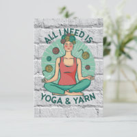 Alles, was ich brauche, ist Yoga und Yarne Phrase