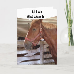 ALLES, WAS ICH DENKEN KANN, IST "SIE" FEIERTAGSKARTE