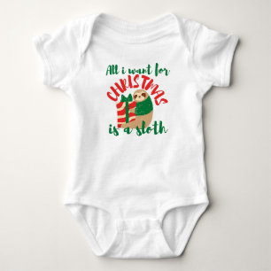 ALLES, WAS ICH FÜR CHRISTMAS GEWOLLT HABE, IST EIN BABY STRAMPLER