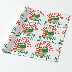 ALLES, WAS ICH FÜR CHRISTMAS GEWOLLT HABE, IST EIN GESCHENKPAPIER