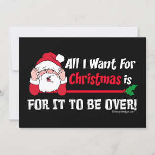 Alles, was ich für Weihnachten Bah Humbug Funny Bl