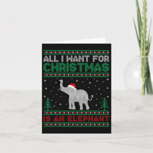 Alles, was ich für Weihnachten Gewollt habe, ist e Karte