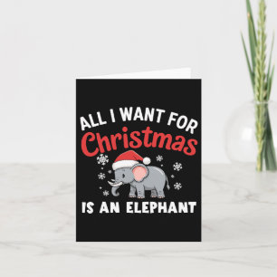 Alles, was ich für Weihnachten Gewollt habe, ist e Karte