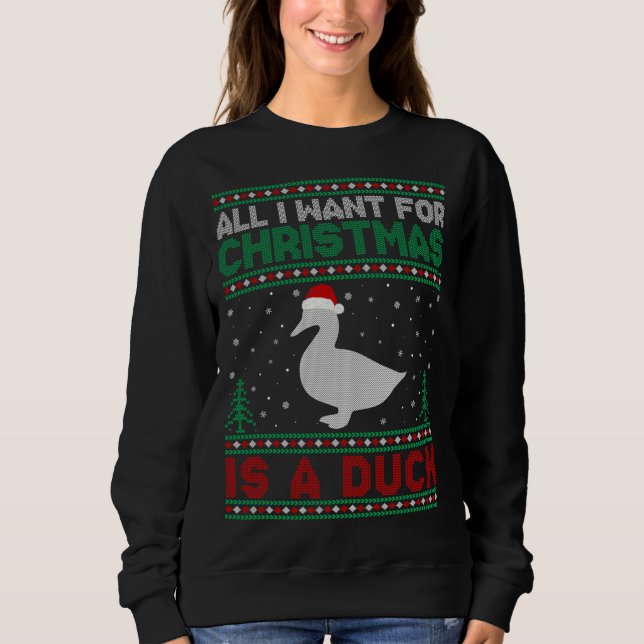 Alles, was ich für Weihnachten Gewollt habe, ist e Sweatshirt (Vorderseite)