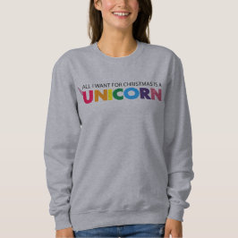 Alles, was ich für Weihnachten Gewollt habe, ist e Sweatshirt