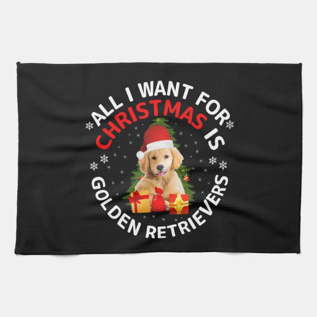 Alles, was ich für Weihnachten gewollt habe, ist G Geschirrtuch (Horizontal)