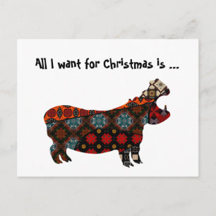 Alles, was ich für Weihnachten möchte Grußkarte
