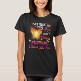 Alles, was ich Gewollt habe, ist für mein Papa Leb T-Shirt