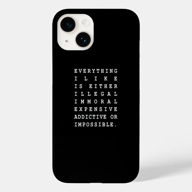 Alles, was ich mag Case-Mate iPhone 14 hülle (Rückseite)