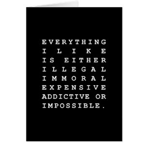 Alles, was ich mag Karte