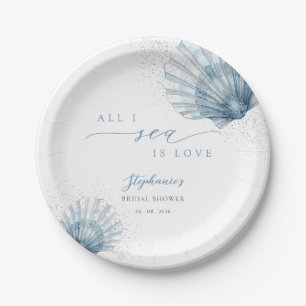 Alles was ich sehe ist Liebe Brautparty-Papierplat Pappteller