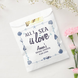 Alles was ich sehe ist Liebe Brautparty Wasserfarb Geschenktütchen