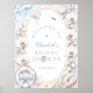 Alles, was ich sehe, ist Liebe Strand-Junggesellin Poster