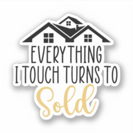 Alles, was ich Touch vertreibt, Geschenk von Realt Aufkleber