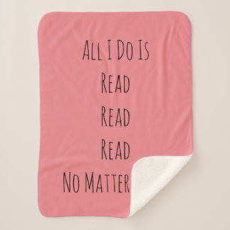 Alles, was ich tue, ist zu lesen sherpadecke