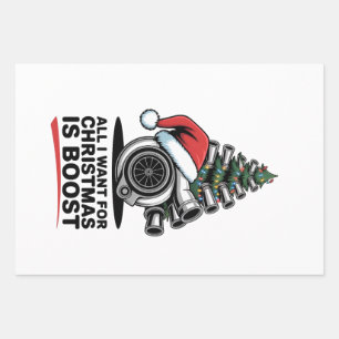 Alles, was ich will Boost Weihnachten Boost Turbo Geschenkpapier Set