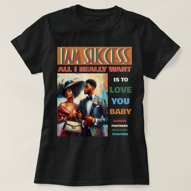 ALLES WAS ICH WIRKLICH WILL T-Shirt (Design vorne)