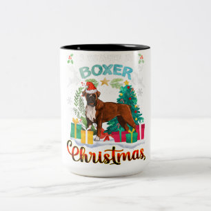 Alles, was ich Wollte ein Boxer Weihnachten frohe Zweifarbige Tasse