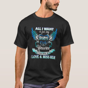 Alles, was ich Wollte, ist für mein Oma im Himmel T-Shirt