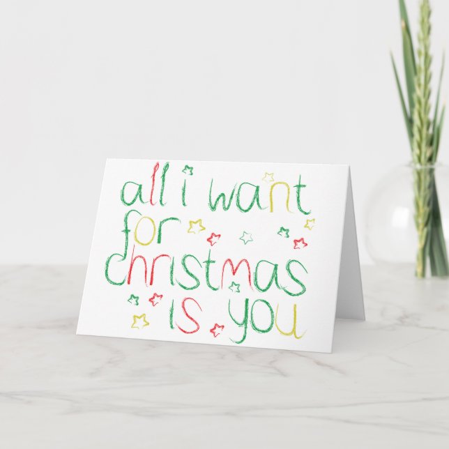 Alles, was ich zu Weihnachten gewollt habe, bist d (Vorderseite)
