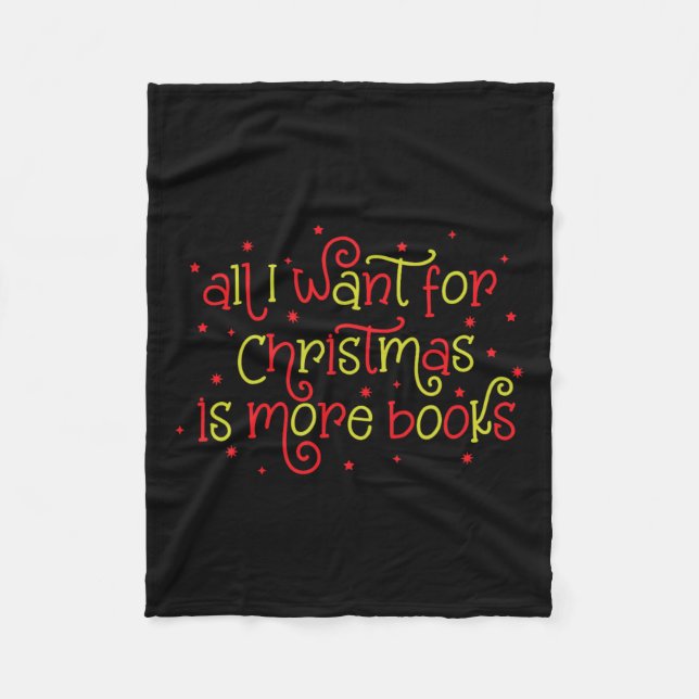 Alles, was ich zu Weihnachten Gewollt habe, ist da Fleecedecke (Vorderseite)